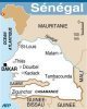 Carte du Sénégal (© AFP)