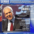 Serbie : second tour de l'élection présidentielle - Graphique Interactif © AFP