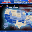 Etats-Unis : lutte serrée côté démocrate, percée de McCain chez les républicains - Graphique Interactif © AFP
