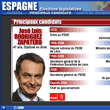 Elections législatives en Espagne - Graphique Interactif © AFP