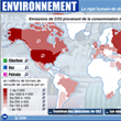 Activit humaine et CO2 - Graphique Interactif © AFP